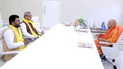 'राज-पाट' मिलने के बाद पहली बार सीएम योगी से मिले ओम प्रकाश राजभर, इन मुद्दों पर हुई चर्चा