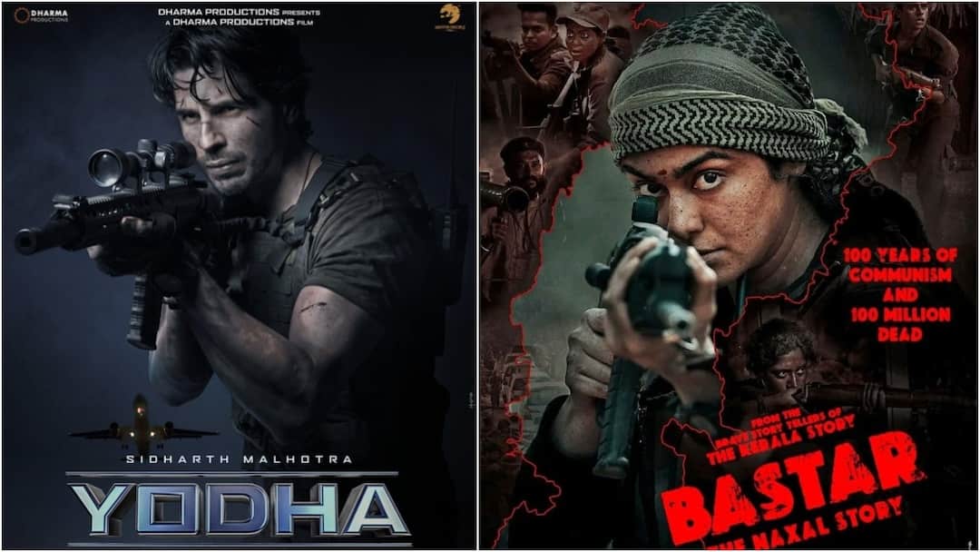 Yodha Vs Bastar the naxal story Box Office Collection Day 4 sidharth malhotra and adah sharma starrer film Yodha Vs Bastar Box Office Collection Day 4: मंडे टेस्ट में फेल हुई 'योद्धा', 'बस्तर' ने की बस इतनी कमाई, जानें चौथे दिन का कलेक्शन