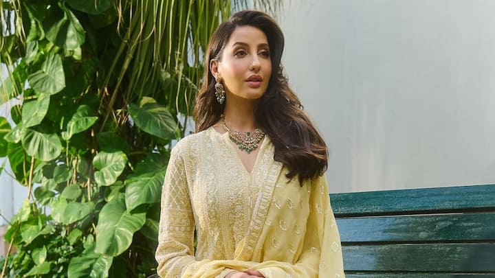 Nora Fatehi impressed all of her fans on Instagram by posting photos of herself looking gorgeous in traditional Indian attire.