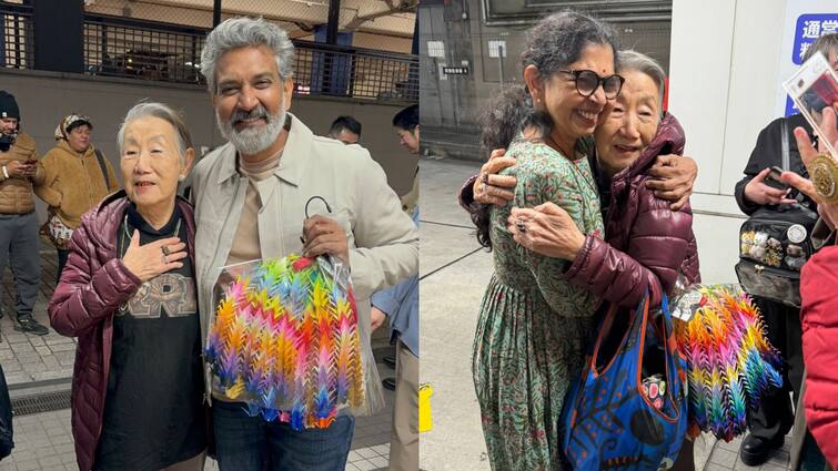 SS Rajamouli Received 1000 Origami Cranes Gift For 83 Years Old Woman Rajamouli Emotional Post: RRR రీ రిలీజ్, జపాన్‌లో రాజమౌళికి ఘన స్వాగతం - ఈ 83 ఏళ్ల బామ్మ చేసిన పనికి జక్కన్న ఫిదా