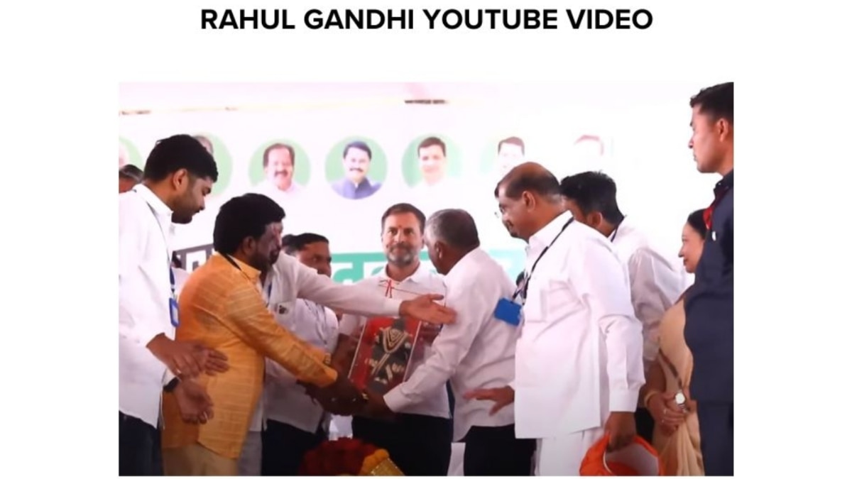 Fact Check: Rahul Gandhi's Video Edited To Claim He Insulted Hindu Sentiments By Not Accepting Idol Of Deity