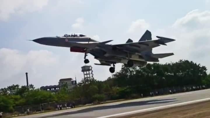 IAF Successfully Carries Out Emergency Landing Exercise On Andhra Pradesh Highway — WATCH IAF Successfully Carries Out Emergency Landing Exercise On Andhra Pradesh Highway — WATCH