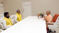 IN Pics: सीएम योगी से मिलने पहुंचे कई सांसद, BJP उम्मीदवार और केंद्रीय मंत्री, तस्वीर में नजर आए सहयोगी