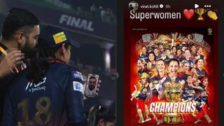 Video Kohli RCB: 16 வருட கனவு, கோப்பையை வென்ற மகளிர் ஆர்சிபி அணி - வீடியோ காலில் வாழ்த்து சொன்ன விராட் கோலி