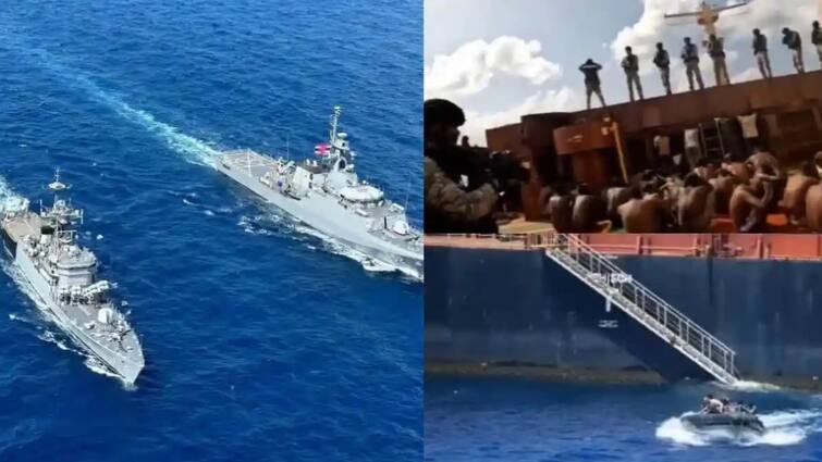 Indian Navy Intense Operation Commandos arrests 35 Pirates in West Bangal Indian Navy Intense Operation: భార‌త నేవీ ఇంటెన్స్​ ఆపరేషన్- స‌ముద్ర దొంగ‌ల ఆట‌క‌ట్టించిన‌ కమాండోలు