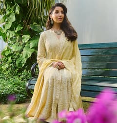 Nora Fatehi Dons An Anarakli Suit Perfect For Summer Fashion, Check Out All Pics