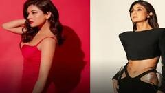બ્લેક ક્રોપ ટોપમાં શિલ્પા શેટ્ટી તો રેડ ડિપનેક ગાઉનમાં શહેનાઝ ગિલનો ગ્લેમરસ અંદાજ
