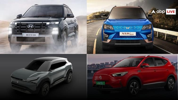 The comparison between Creta EV Curvv EV Maruti eVX MG ZS EV and ...