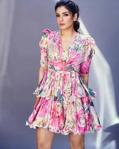 Raveena Tandon Drops Photos In Floral Dress, Says 'Feeling Like Gulaab Gulaab Bo..'