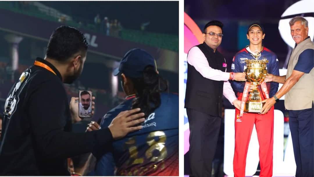 Could See That Happiness On His Face Smriti Mandhana On Virat Kohlis Video Call Smriti Mandhana: కోహ్లీ కళ్లల్లో ఆనందం చూశా, స్మృతీ మంధాన భావోద్వేగం