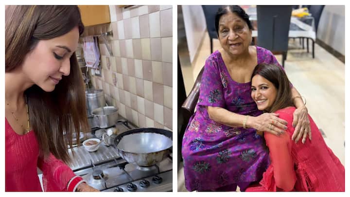 Kriti Kharbanda, who has recently tied the knot with 'Fukrey 3' actor Pulkit Samrat, on Tuesday shared the glimpse of her 'pehli rasoi', as she cooked a delicious 'sooji ka halwa' for the family.