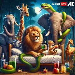 अगर जंगल में शराब पार्टी करते शेर, जिराफ, चीता तो कैसा रहता माहौल... AI ने तस्वीरों से दिखाया सीन