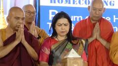 वायुसेना के विशेष विमान से राजकीय सम्मान के साथ भारत वापस लौटे भगवान बुद्ध के पवित्र अवशेष, देखें तस्वीरें