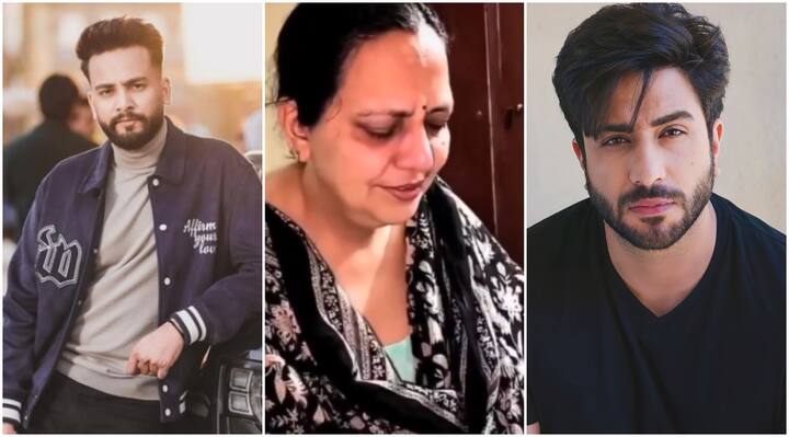 Elvish Yadav in jain mother crying ex girlfriend Kirti Mehra and Aly Goni supported him Video:  जेल में बंद Elvish Yadav की मां का रो-रोकर बुरा हाल, एक्स गर्लफ्रेंड कृति मेहरा और अली गोनी ने दिखाया सपोर्ट