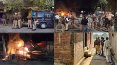 Budaun Double Murder: Angered People Set Ablaze Structures After Kids Slain By Barber — PICS
