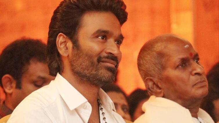 actor dhanush emotional speech about Ilayaraaja Dhanush: இளையராஜாவாக நடிக்க தூக்கம் தொலைத்த தனுஷ்.. நெகிழ்ந்து போன இசைஞானி!