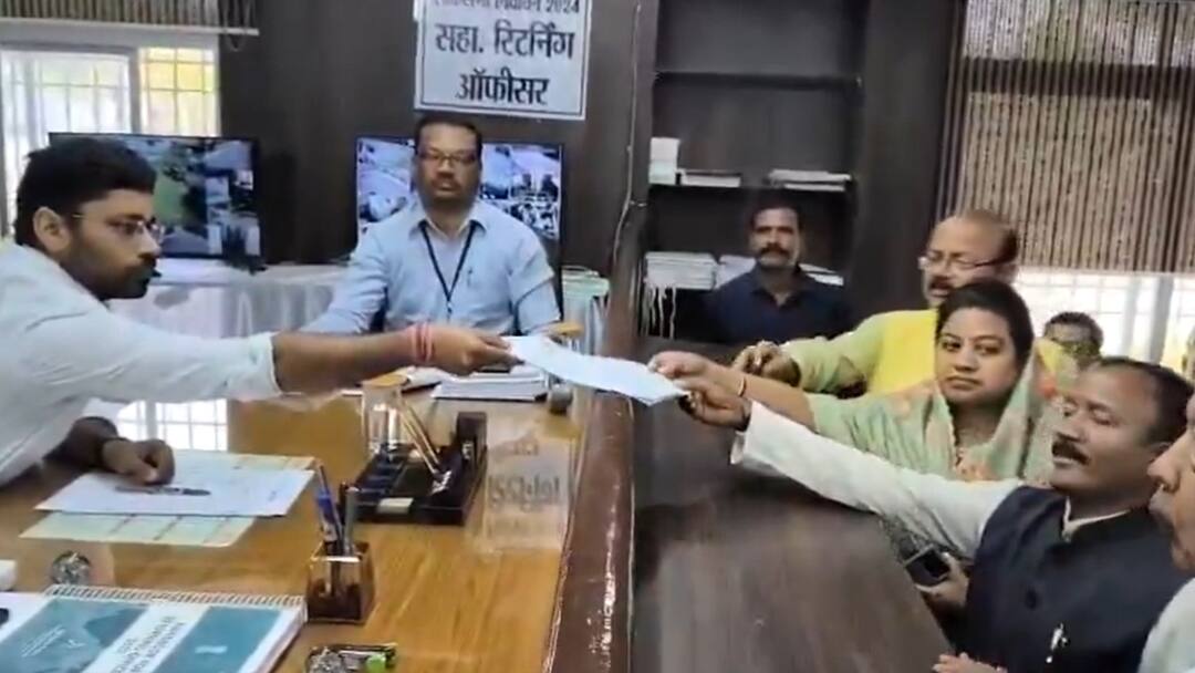 Lok Sabha Elections 2024 MP BJP Candidates File Nomination Rajesh Mishra Sidhi Himadri Shehdol ANN BJP लोकसभा नामांकन की शुरुआत, सीधी से राजेश मिश्र, शहडोल से हिमाद्री ने भरा नामांकन
