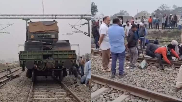 Bihar Samastipur Division Bagaha station goods train carrying military equipment derails services disrupted Bihar: Goods Train Carrying Military Equipment Derails Near Samastipur Division, Services Hit
