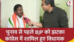 Loksabha Election 2024 : चुनाव से पहले BJP को झटका कांग्रेस में शामिल हुए विधायक JP Patel | ABP News
