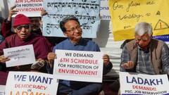 ‘लद्दाख को मिले पूर्ण राज्य का दर्जा’, मांग को लेकर सड़कों पर उतरे हजारों लोग, भूख हड़ताल का ऐलान