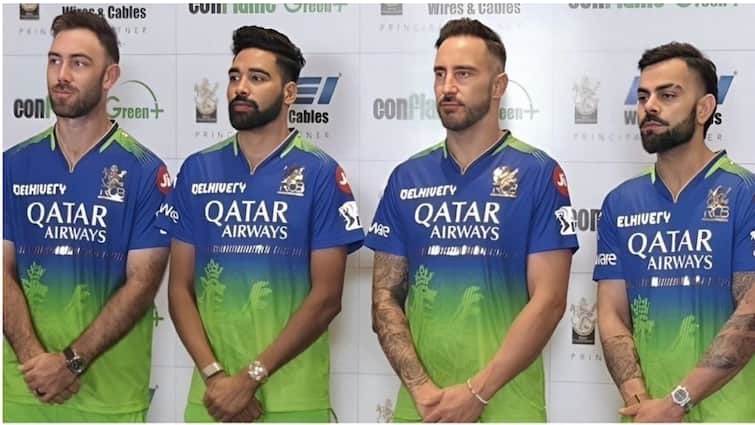 Royal Challengers Bengaluru unveil Green jersey for IPL 2024 IPL 2024 RCB: నయా డ్రస్ లో మెరిసిన ఆర్‌సీబీ ఆట‌గాళ్లు
