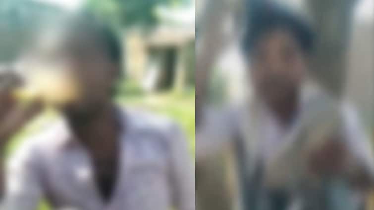 Video Man Forced To Drink Urine After Eloping With A Married Woman வலுக்கட்டாயமாக சிறுநீர் குடிக்க வைத்த கொடூரம்! செருப்பு மாலை போட்ட கும்பல் - ம.பியில் அதிர்ச்சி!