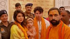 Priyanka Chopra: நடிகை பிரியங்கா சோப்ரா மகளுடன் அயோத்தி ராமர் கோயில் விசிட் - புகைப்பட தொகுப்பு!