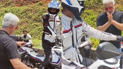 Actor Ajith Kumar Recent Video To Train Bikers Suresh Sandra Post  Vidaa Muyarchi Film Ajith Kumar: ரியல் மாஸ்டராக மாறிய அஜித்குமார் வெறித்தனமான வீடியோ இணையத்தில் வைரல்!