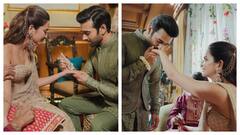 Pulkit Samrat Kisses Kriti Kharbanda In Pictures From Their Mehendi Ceremony