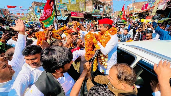 SP Leader Dharmendra Yadav Azamgarh Visit and Attack BJP MP Dinesh Lal Yadav Nirahua ann Lok Sabha Election 2024: आजमगढ़ पहुंचे धर्मेंद्र यादव का निरहुआ पर तंज, कहा- 'स्क्रिप्ट के आधार पर करते हैं राजनीति'