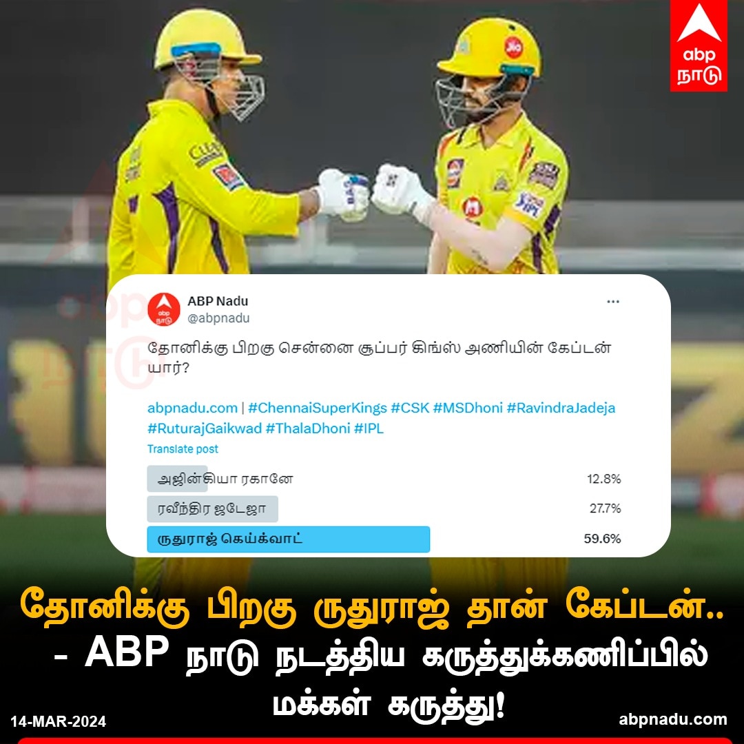 CSK Captain: பலித்தது ஏபிபி-யின் கருத்துக் கணிப்பு; சி.எஸ்.கேவின் புதிய கேப்டன் தேர்வு- பின்னணியில் நடந்தது என்ன?