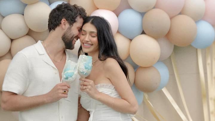 Model Alanna Panday held a baby shower in Mumbai on Thursday with her husband, Ivor McCray.