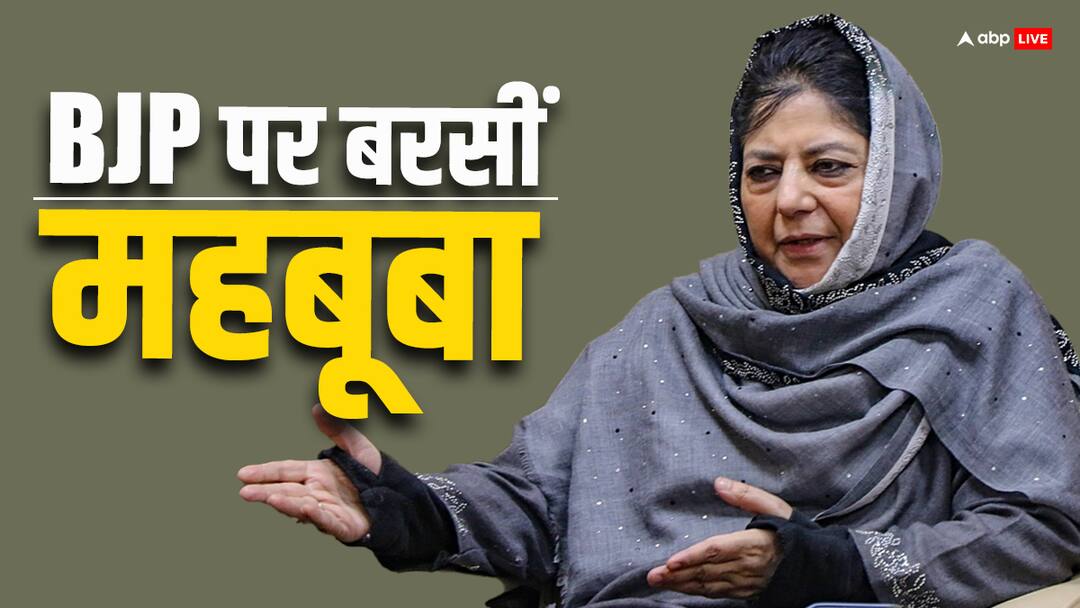 Lok Sabha Elections 2024: 'पीडीपी को तोड़ने के लिए मैदान में उतारीं A-B-C टीम', महबूबा मुफ्ती का बीजेपी पर निशाना PDP Chief Mehbooba Mufti allegations on BJP for breaking Party in Jammu Kashmir ahead Lok Sabha Elections 2024 ANN Lok Sabha Elections 2024: 'पीडीपी को तोड़ने के लिए मैदान में उतारीं A-B-C टीम', महबूबा मुफ्ती का बीजेपी पर निशाना