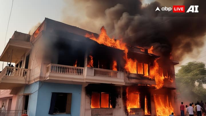 Jaipur Fire Breaks Five People Died in fire in cylinder CM Bhajanlal Sharma expressed grief Jaipur Fire: जयपुर में सिलेंडर से घर में लगी आग, तीन बच्चों समेत जिंदा जल गए 5 लोग, CM भजनलाल ने जताया दुख