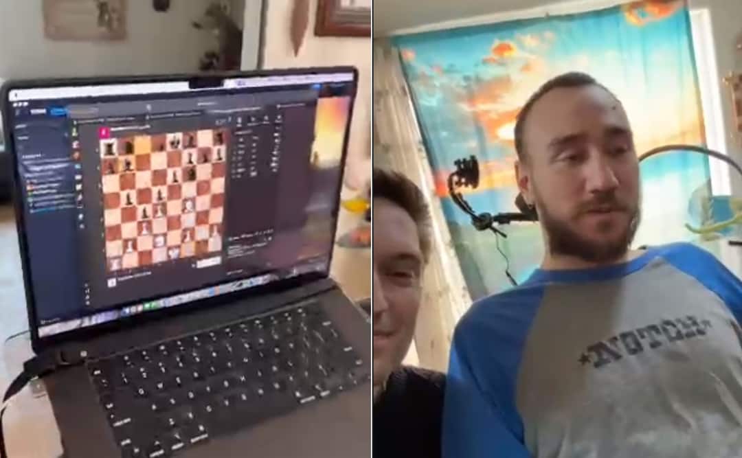 લકવાગ્રસ્ત માણસ તેના મગજમાં લગાવેલી ચિપની મદદથી રમી શતરંજની ગેમ, વીડિયો થયો વાયરલ Paralyzed man playing video game with Neuralink chip implanted in his brain, Elon Musk calls it 'telepathy' લકવાગ્રસ્ત માણસ તેના મગજમાં લગાવેલી ચિપની મદદથી રમી શતરંજની ગેમ, વીડિયો થયો વાયરલ