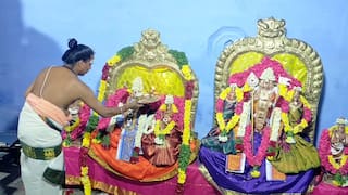 பங்குனி உத்திரம்; பெரியகுளம் முருகன் கோயிலில் திருஞானசம்பந்தம் சாமிக்கு ஞானப்பால் ஊட்டும் நிகழ்ச்சி