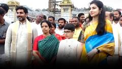 Nara Lokesh Family Tirumala: తిరుమల దర్శనం తర్వాత అన్నదాన వితరణ కార్యక్రమంలో నారా లోకేశ్ కుటుంబం