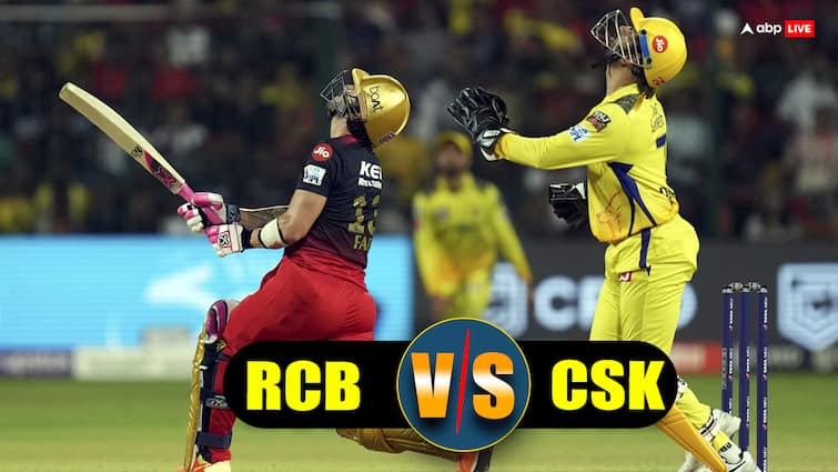 IPL 2024 1st RCB vs CSK match playing XI pitch report match prediction and other details CSK vs RCB: ऐसी होगी चेन्नई और बेंगलुरु की प्लेइंग इलेवन, जानें पिच रिपोर्ट और मैच प्रिडिक्शन 