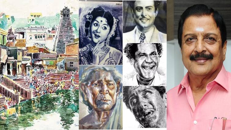 James Vasanthan has posted Actor Sivakumar wonderful paintings Watch Video: காமராஜர் முதல் குற்றால அருவி வரை... சிவகுமாரின் காலத்தால் அழிக்க முடியாத ஓவியங்கள்!