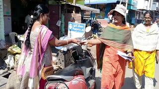 100 சதவீத வாக்களிப்பை வலியுறுத்தி தேனியில் விழிப்புணர்வு பேரணி
