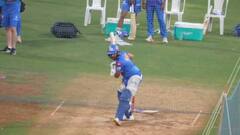 रोहित शर्माचा बॉलर्सना धडकी भरवणारा व्हिडीओ समोर,सराव सत्रातील फटकेबाजी पाहिली का?