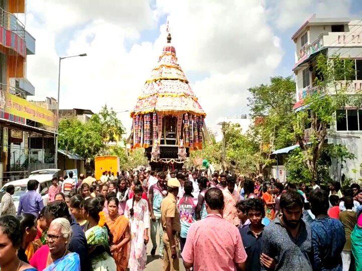 வைத்தீஸ்வரன் கோயில் திருத்தேரோட்டம் - வடம்பிடித்து இழுத்த ஆயிரக்கணக்கான பக்தர்கள்