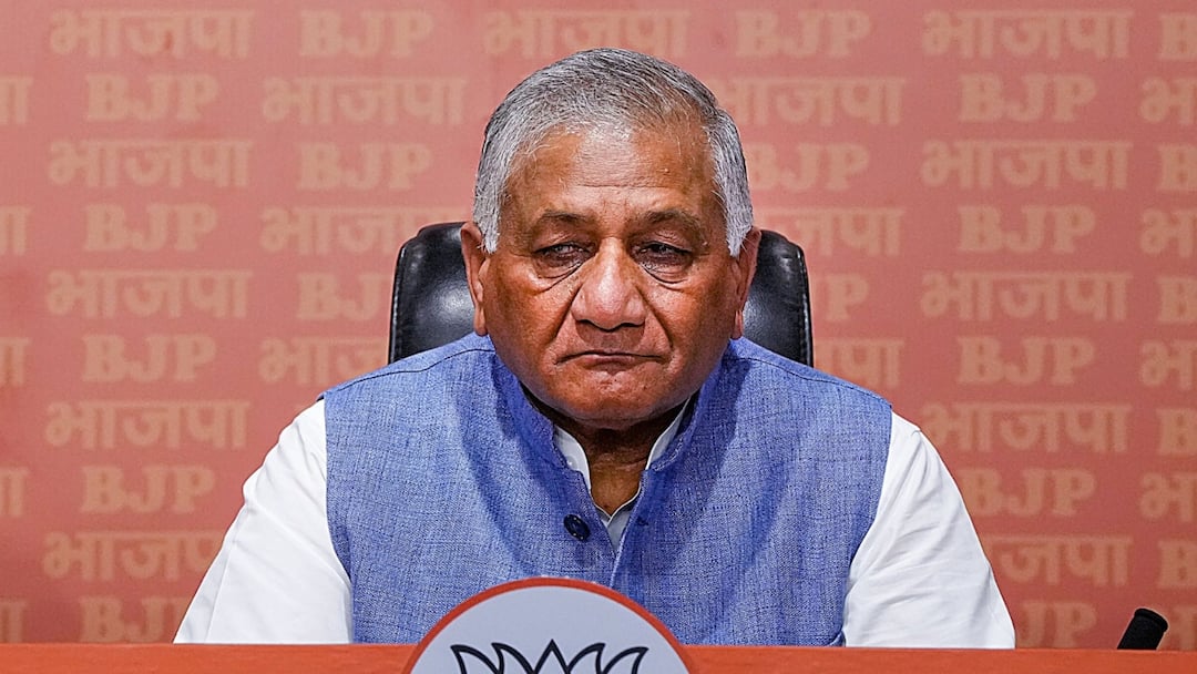 UP Politics: टिकट कटने के बाद BJP सांसद वीके सिंह ने बनाया नया प्लान? कहा- 4 जून के बाद... Ghaziabad lok sabha seat After being denied ticket BJP MP VK Singh made a new plan for himself UP Politics: टिकट कटने के बाद BJP सांसद वीके सिंह ने बनाया नया प्लान? कहा- 4 जून के बाद...