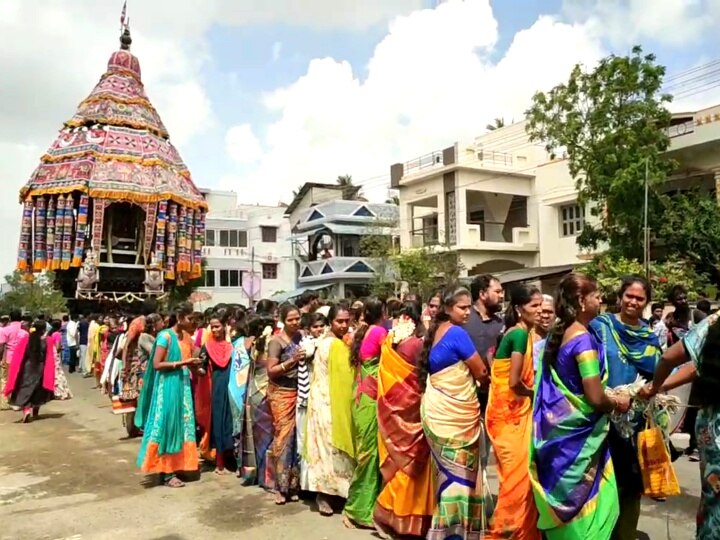 வைத்தீஸ்வரன் கோயில் திருத்தேரோட்டம் - வடம்பிடித்து இழுத்த ஆயிரக்கணக்கான பக்தர்கள்