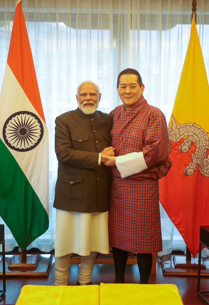 The MoUs were exchanged in the presence of Prime Minister Narendra Modi and his Bhutanese counterpart Tshering Tobgay during the ongoing two-day State visit of Modi. (Photo: PIB)