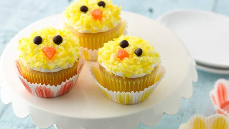 Easter 2024 Special Chick Cup Cakes Recipe Here is the making process Chick Cup Cakes Recipe : ఈస్టర్ స్పెషల్ టేస్టీ చిక్ కప్​ కేక్స్.. చాలా ఈజీగా తయారుచేసుకోగలిగే రెసిపీ ఇదే