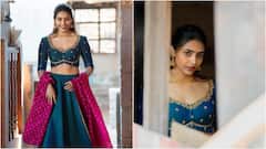 Saptami Gowda Photos: వావ్‌.. వావ్‌ సప్తమి గౌడ -  అందంతో కట్టిపడేస్తున్న 'కాంతార' హీరోయిన్‌, లెహంగాలో ఏముంది కదా!