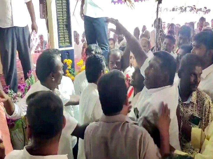 திண்டுக்கல்லில் வேட்பாளர் அறிமுக கூட்டத்தில் நிர்வாகிகள் மோதல் - நடந்தது என்ன?