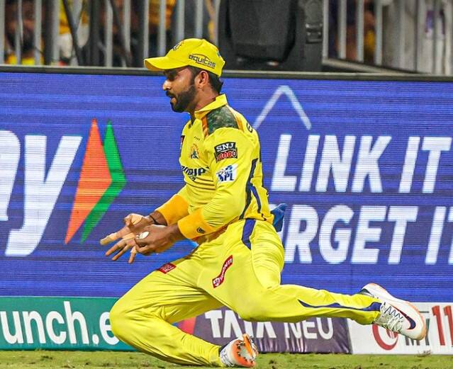 ipl 2024 csk vs rcb ajinkya rahane rachin ravindra brilliant catch to dismiss virat kohli   Watch: બે ખેલાડીઓએ બાઉન્ડ્રી પર પકડ્યો વિરાટ કોહલીનો અદ્ભૂત કેચ, જુઓ વીડિયો 