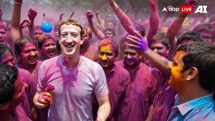 Musk's 'nearly' MMA rival Mark Zuckerberg looks right at home. (Image Source: ABP Live AI)